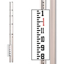 06-816C 16' Aluminum Level Rod - Inches