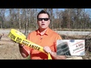 Presco Standard Yellow 2.5 mil CAUTION Barricade Tape 3" x 300' - B3322Y14 (Case of 16 Rolls)
