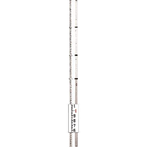 06-813C 13' Aluminum Level Rod - Inches