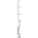 06-813C 13' Aluminum Level Rod - Inches