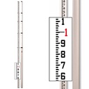 06-816 16' Aluminum Level Rod - 10ths