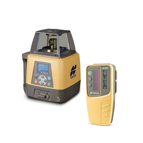 Topcon Rotary Laser Level RL-200 1S Rechargeable with LS-80X Receiver - 314910722