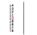 90022 LRPRO 25' Round Fiberglass Level Rod - 10ths