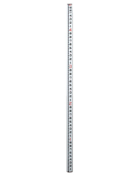 98020 SVR-17 17' Fiberglass Level Rod - 10ths