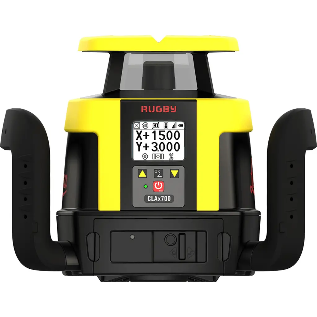 Leica Rugby CLAx700 Dual Slope Laser Level and Rechargeable Battery - 6018543