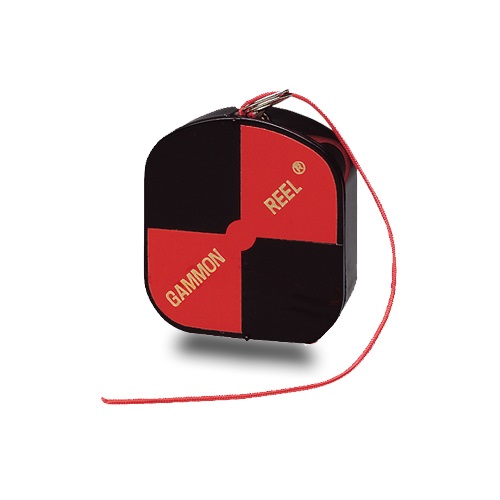 SitePro 12-Foot Gammon Reel Hi-Vis Black and Orange Target 15-G012B 
