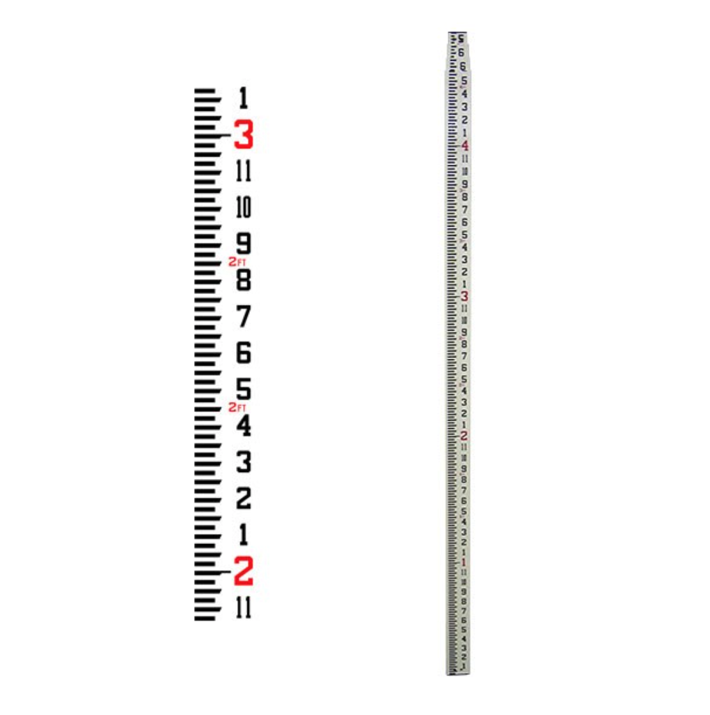 92042 CR16I 16' Fiberglass Level Rod - Inches