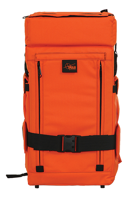 8120-00-ORG Side Load Total Station Backpack