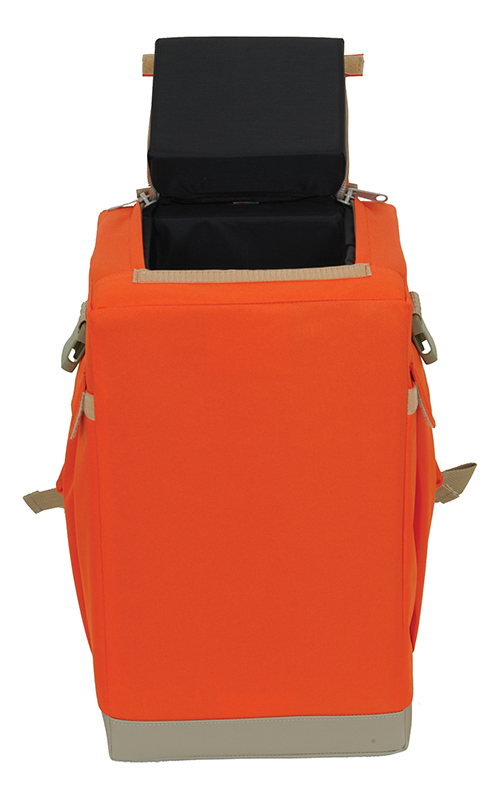 8121-ORG TOP LOAD TOTAL STATION BACKPACK