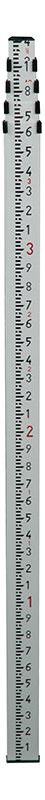 7301-50 16' Aluminum Level Rod - 10ths