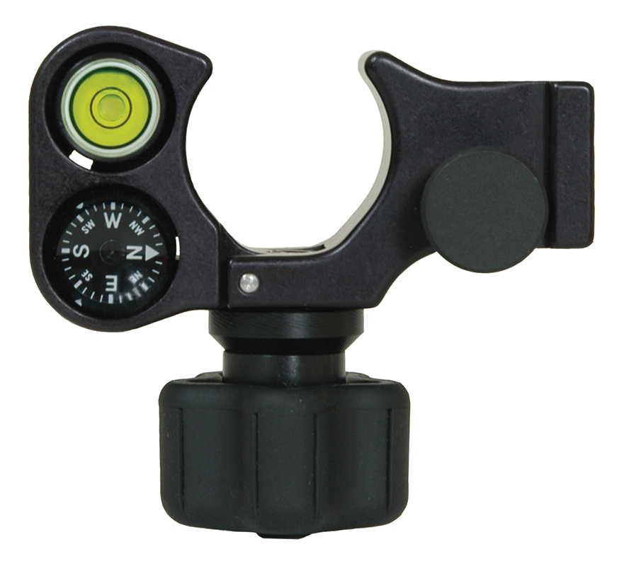 5200-155 Pole Clamp with Vial & Compass