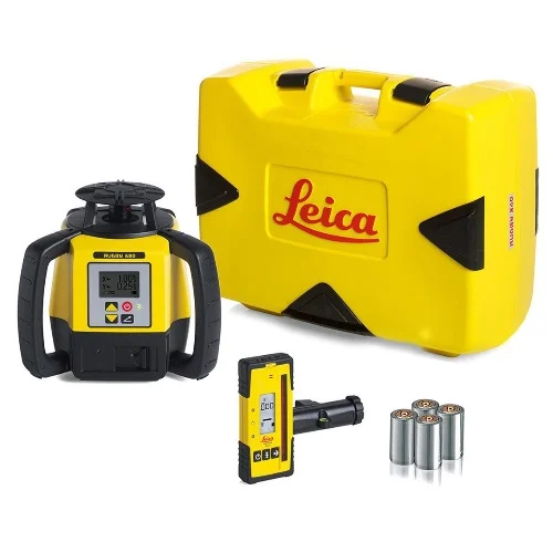 6011159 Rugby 680 Li-Ion & RodEye 120 - Rotating Laser