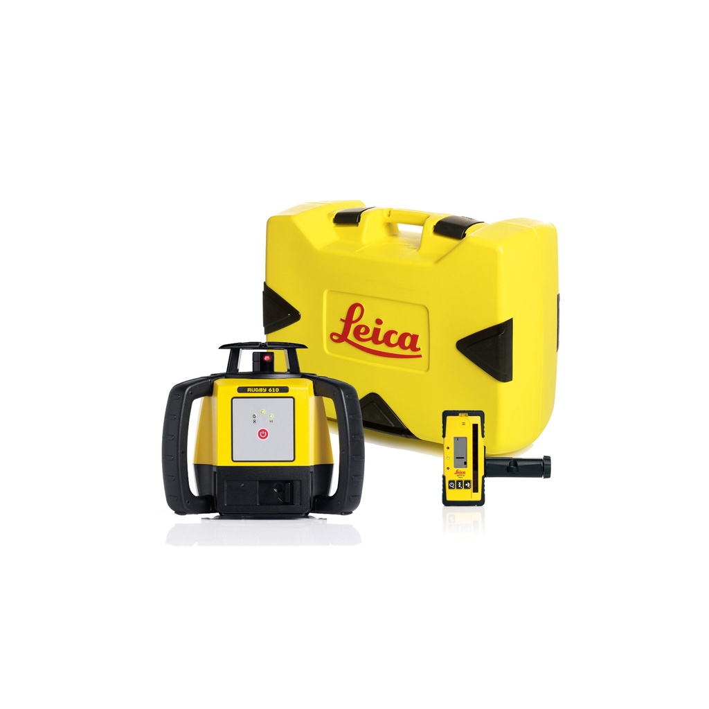 6008613 Rugby 610 Li-Ion & RodEye 140 - Rotating Laser