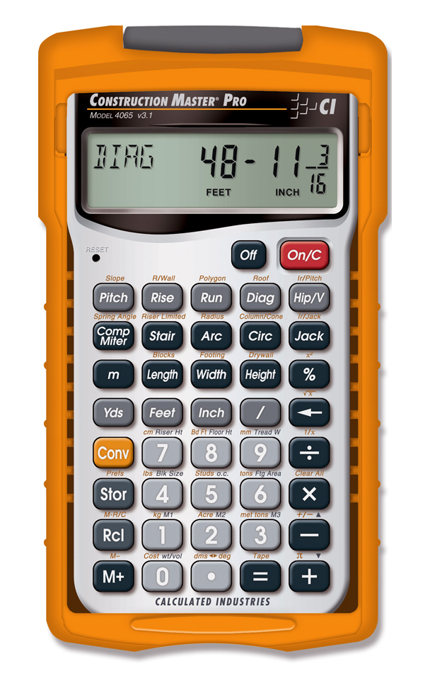 4065 Construction Master PRO Calculator