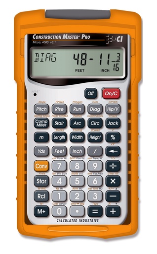 [1-109014] 4065 Construction Master PRO Calculator