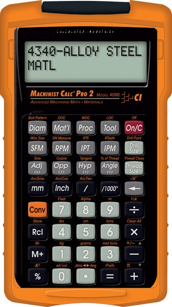 4088 Machinist Calculator PRO2