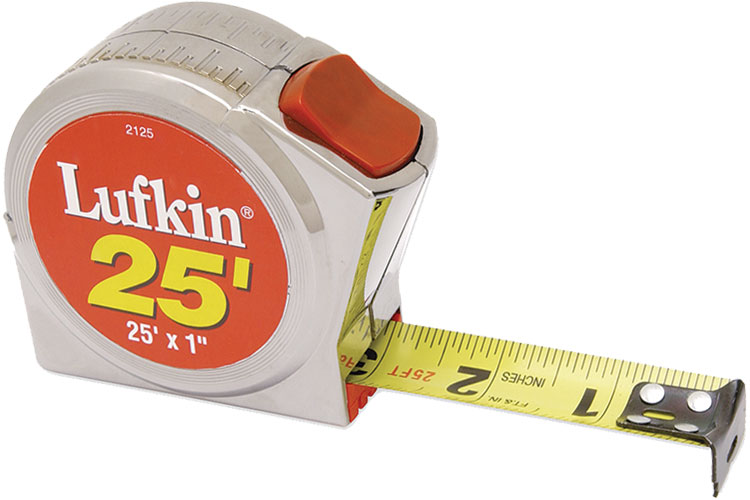 P2048CMEN 26'/8M Pocket Tape - Inches & Metric