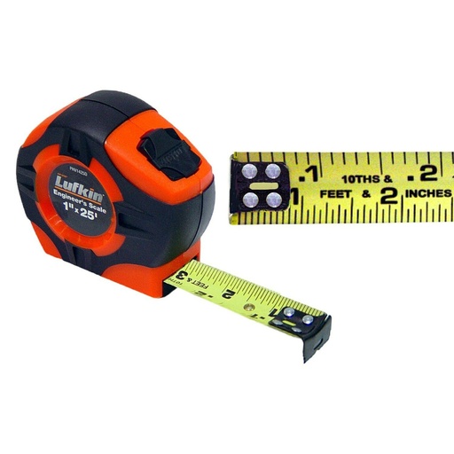 [1-109760] PHV1425DN 25' Pocket Tape - 10ths & Inches