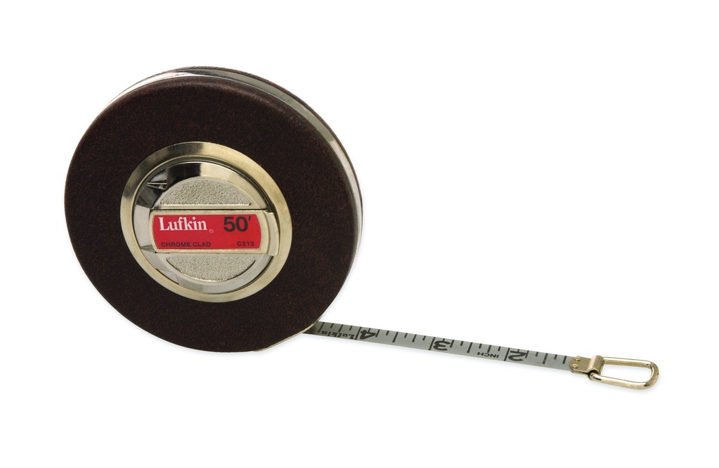 C213DN  50' Chrome Tape - 10ths