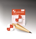 15-G001 6.5' Gammon Reel - White & Red