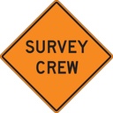 58075 48" MESH SIGN SURVEY CREW