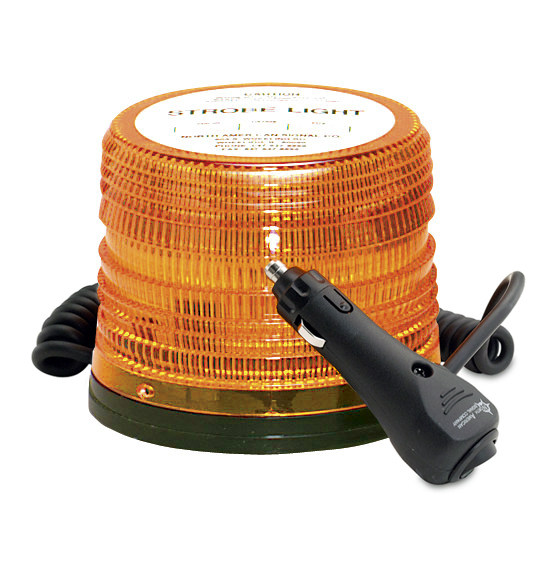 2281 Amber Strobe Light with Magnetic Mount