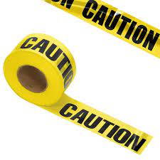 Caution Tape 300' Roll - 2m