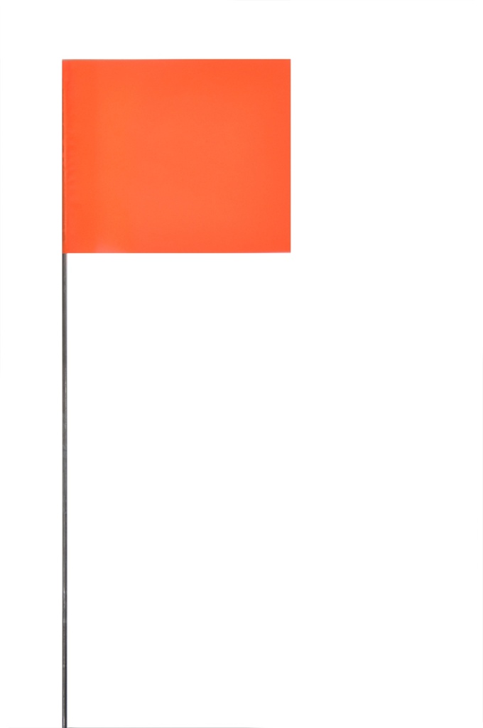 2X3X21 ORANGE FLAGS 100/BUNDLE