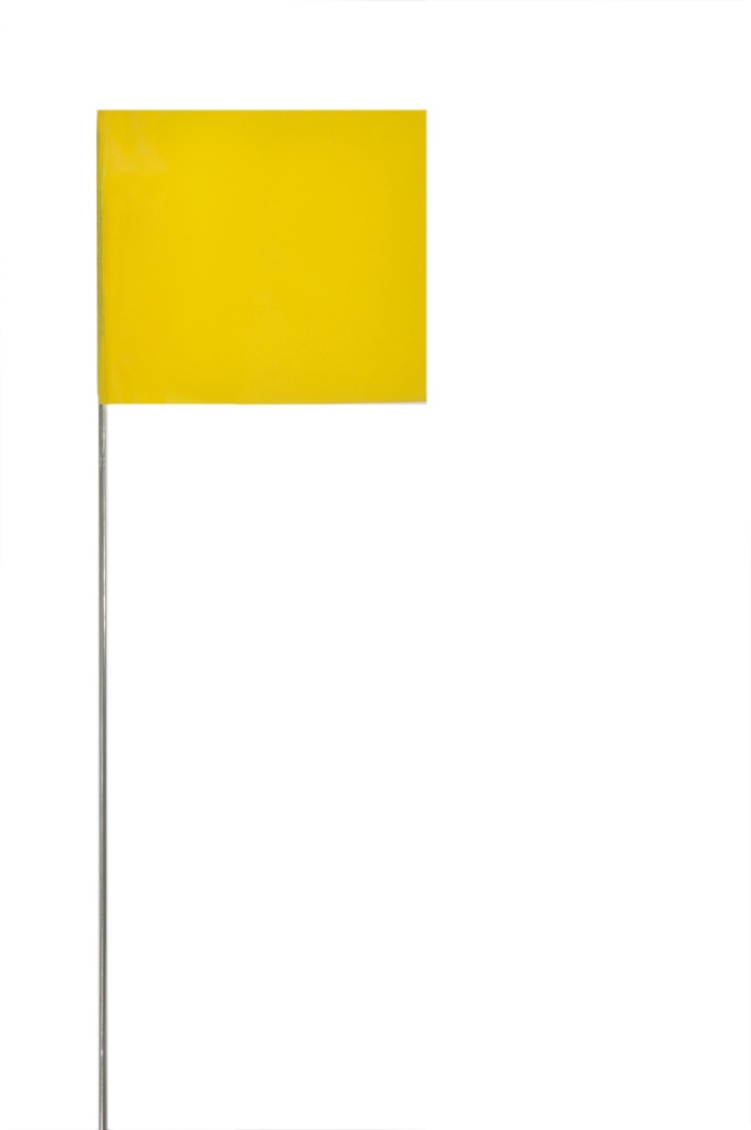 2X3X30 Marking Flags - YELLOW