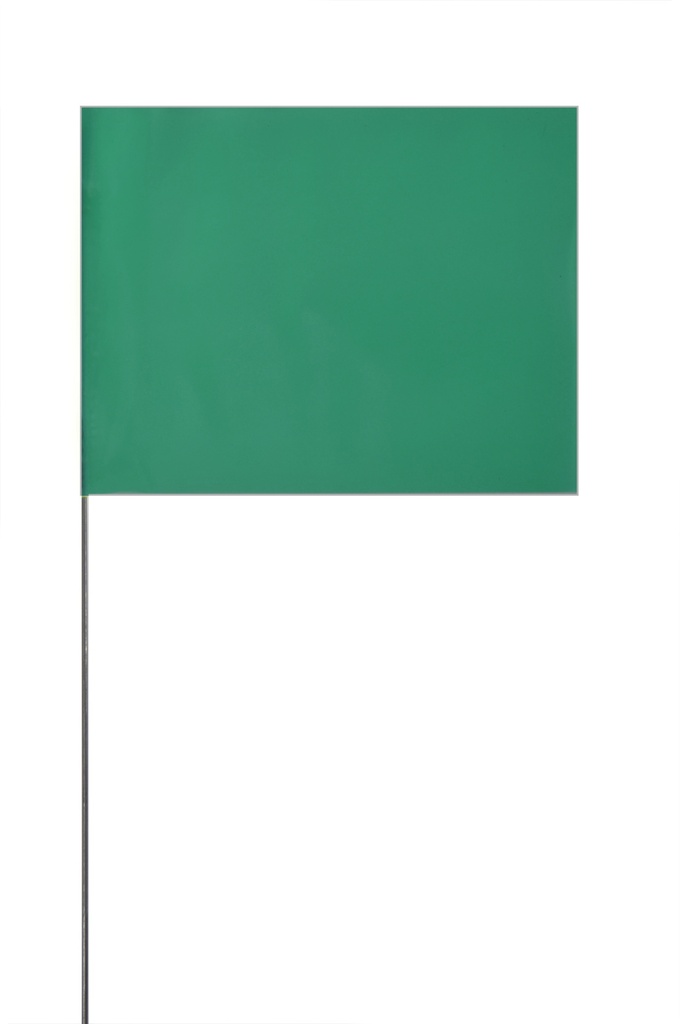 4X5X30 Marking Flags - GREEN