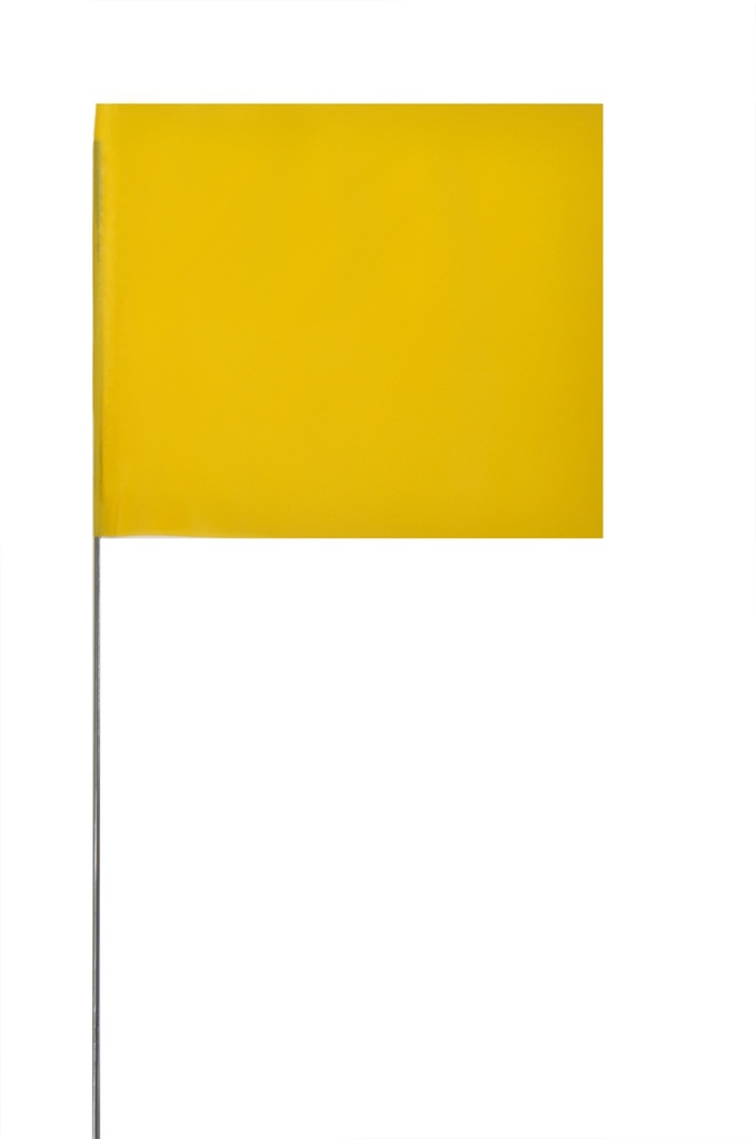 4X5X30 Marking Flags - YELLOW
