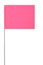 4X5X30 Marking Flags - PINK GLO