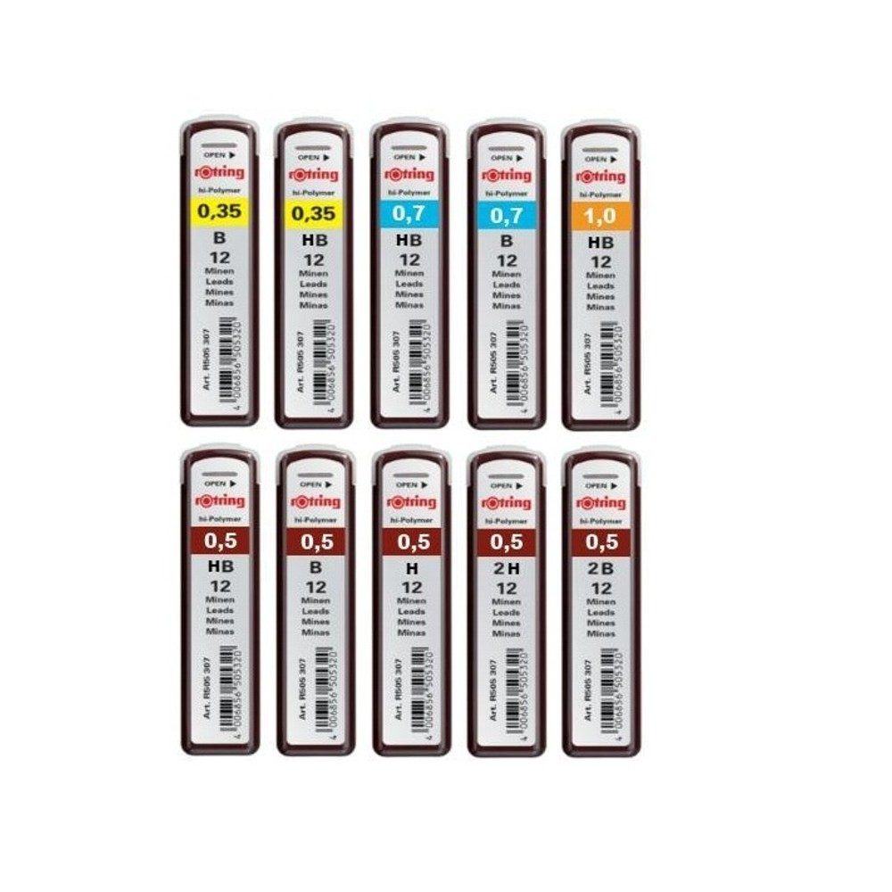 505511-2H .5mm Pencil Lead - 12/tube