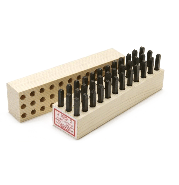 03361 1/8" Combo Stamp Set - Number & Letter