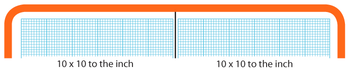 E10X10K Large X-Section Field Book - Grid