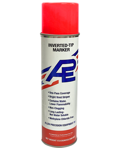 1662838V APE  Inverted Tip Marking Paint - FLO RED