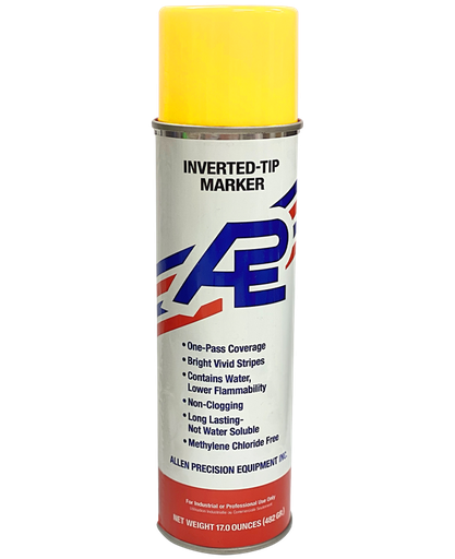 203034 APE Inverted Tip Marking Paint - HiVIZ YELLOW