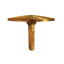 19-706 2.5" Dome Brass Marker