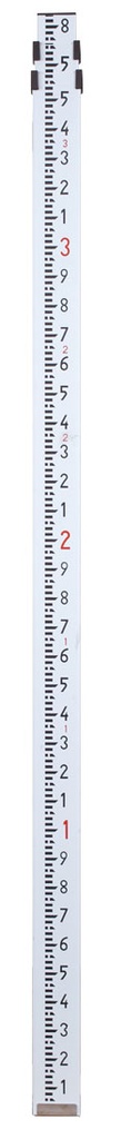 7301-30 9' Aluminum Level Rod - 10ths