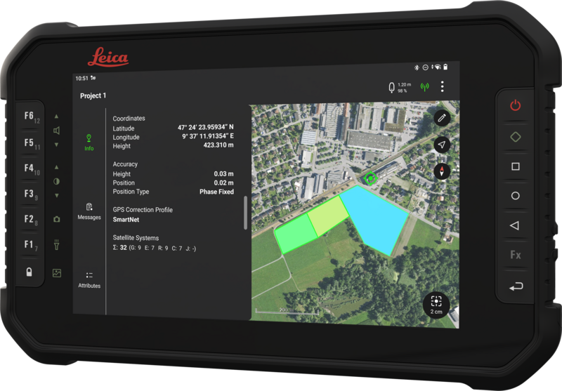 Leica CSX8 Rugged Tablet
