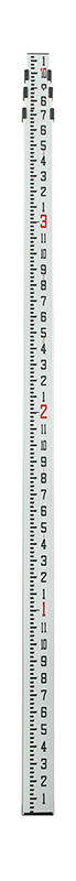 7321-40 13' Aluminum Level Rod - Inches