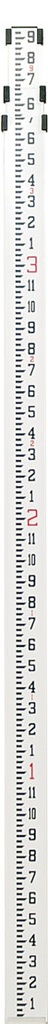 7321-30 9' Aluminum Level Rod - Inches