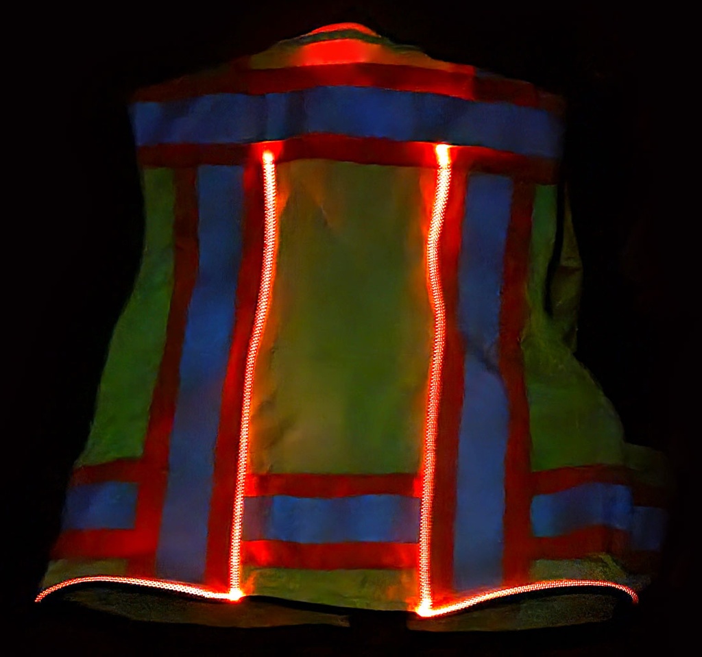 8265-46-FOR-LED M Safety Vest - LED
