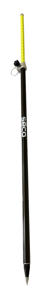 5129-52-FLY 8' HiViz Carbon Fiber Prism Pole - 10ths/Metric