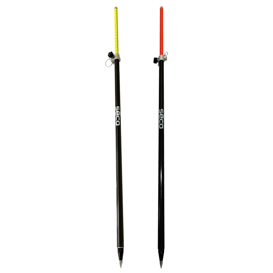 8' HiViz Carbon Fiber Prism Poles