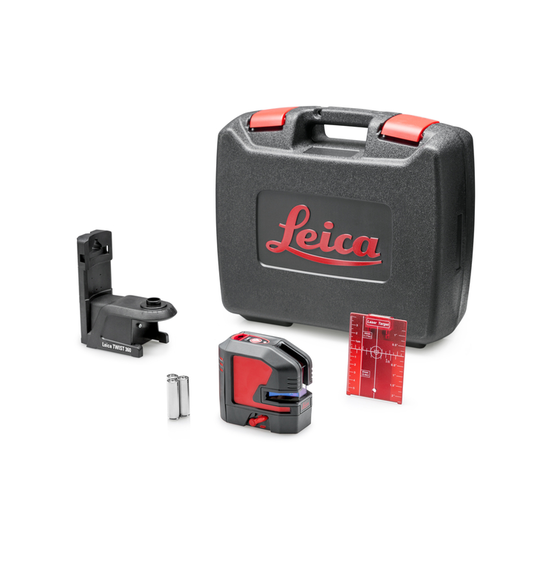 864427 Leica Lino P5-1 self-levelling 5-point laser, red beam