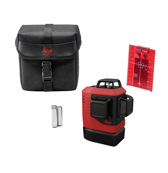 918976 Leica Lino L6Rs-1 self-levelling 3x360° Laser, red beam, Alkaline