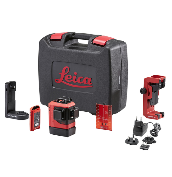 912969 Leica Lino L6R-1 self-levelling 3x360° Laser, red beam, Li-Ion