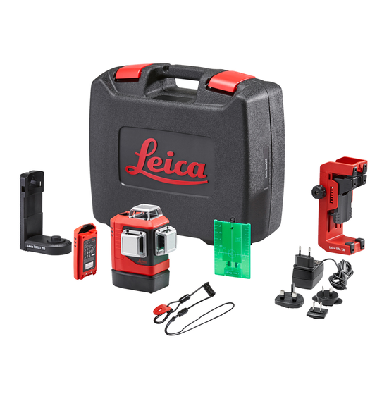 912971 Leica Lino L6G-1 self-levelling 3x360° Laser, green beam, Li-Ion
