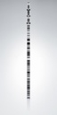 757761 GTL4M 4m Fiberglass Level Rod - Barcode & mm